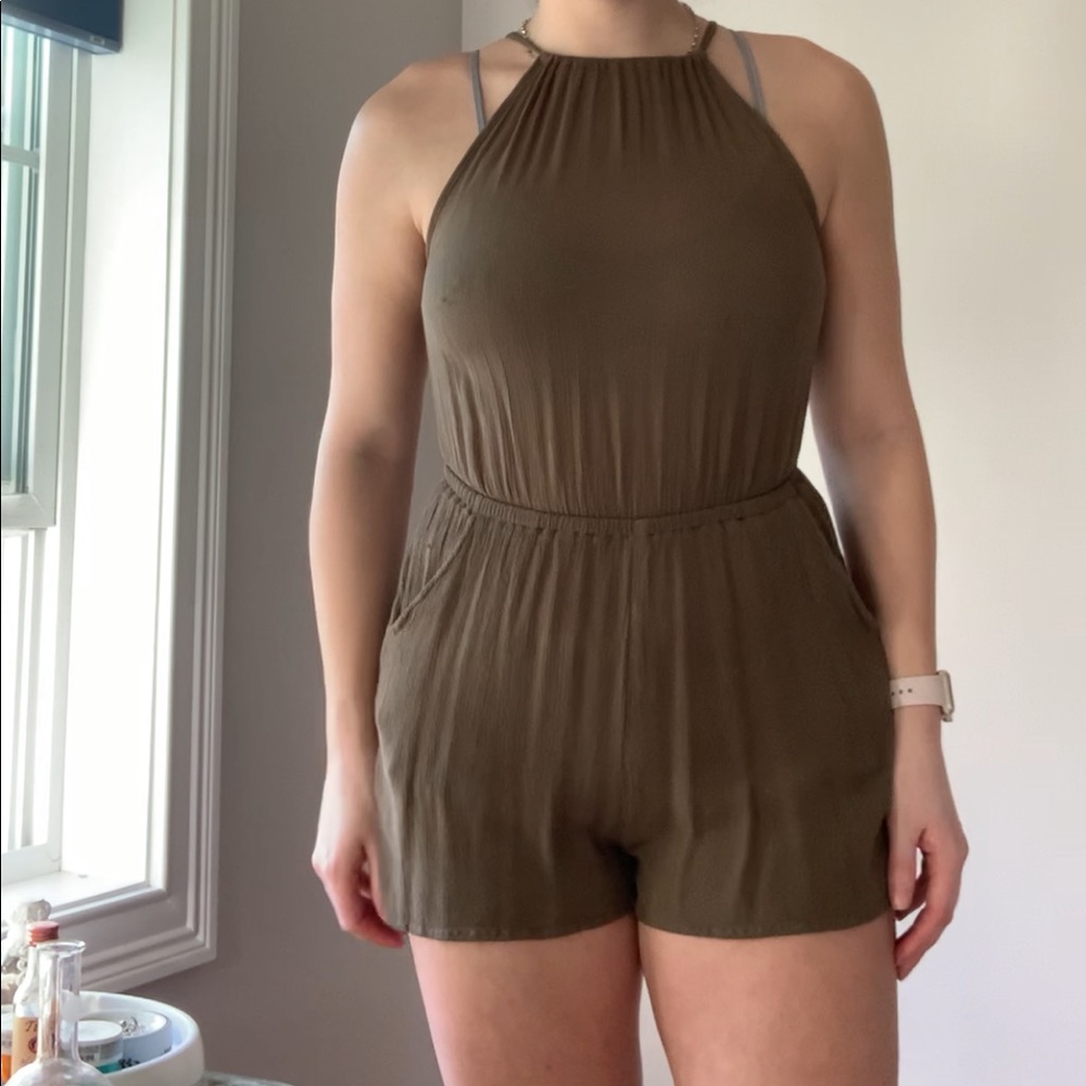 Green romper